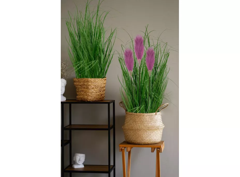 Umelá tráva pampová - 70 cm - fialová