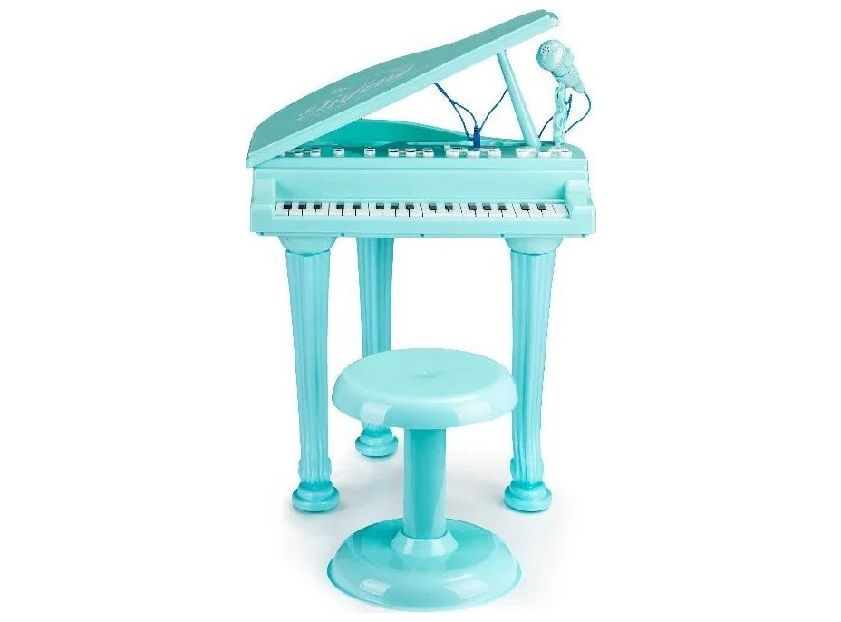 ECOTOYS Detské elektrické piano modré