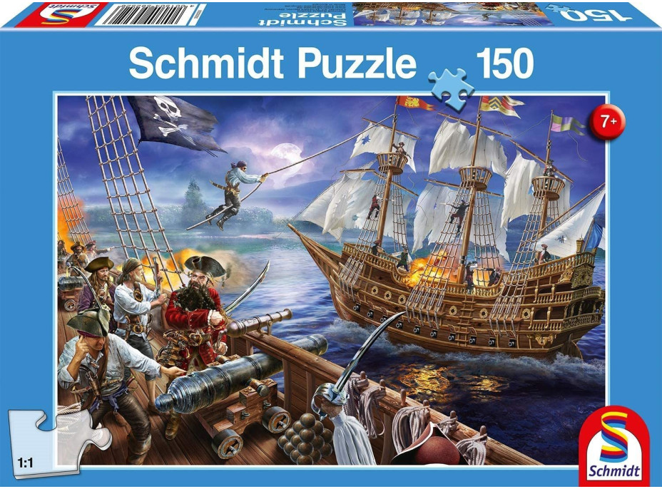 SCHMIDT Puzzle Pirátske dobrodružstvo 150 dielikov