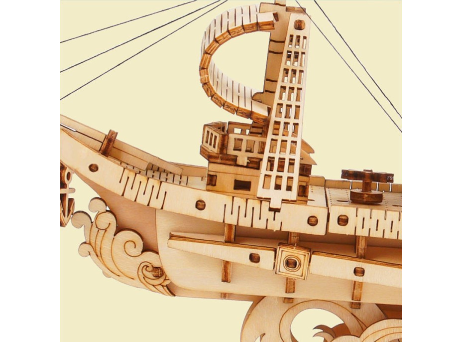 ROBOTIME Rolife 3D drevené puzzle Plachetnica 118 dielikov
