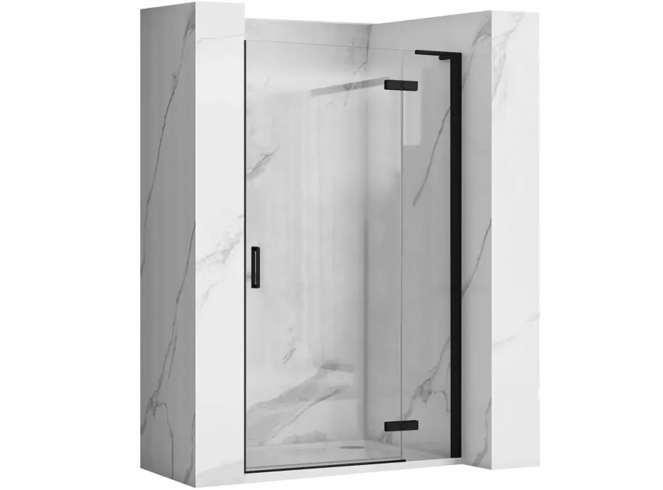Sprchové dvere REA HUGO 90 cm - čierne