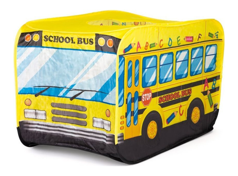 ECOTOYS Detský stan na hranie Školský autobus