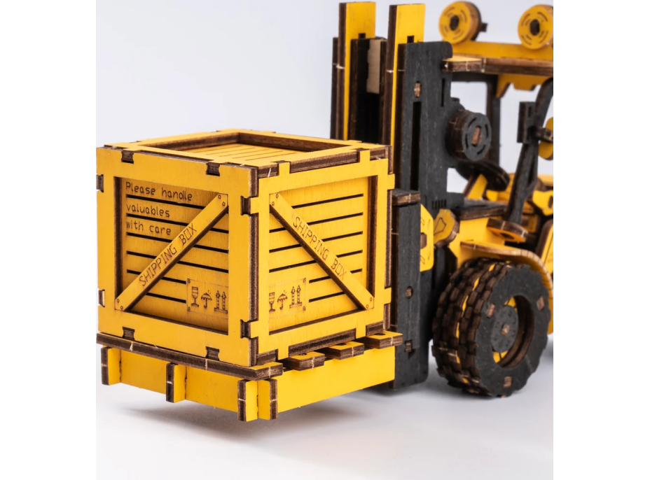 ROBOTIME Roker 3D drevené puzzle Vysokozdvižný vozík 139 dielikov