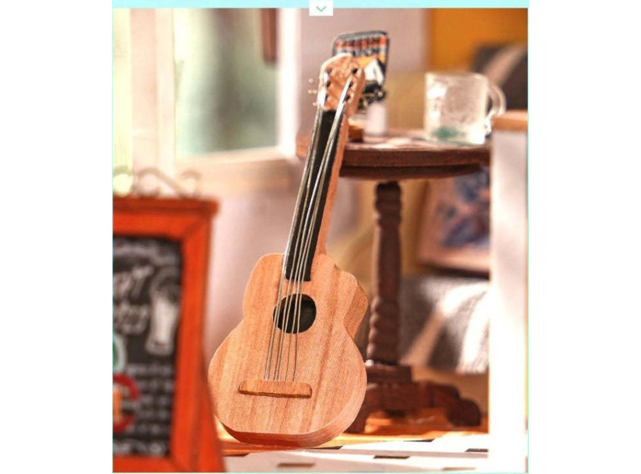 ROBOTIME Rolife DYI House: Light Music bar s LED osvetlením