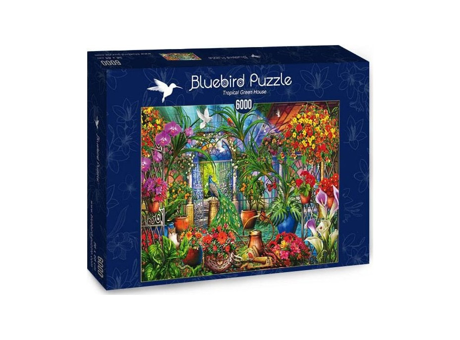 BLUEBIRD Puzzle Tropický skleník 6000 dielikov