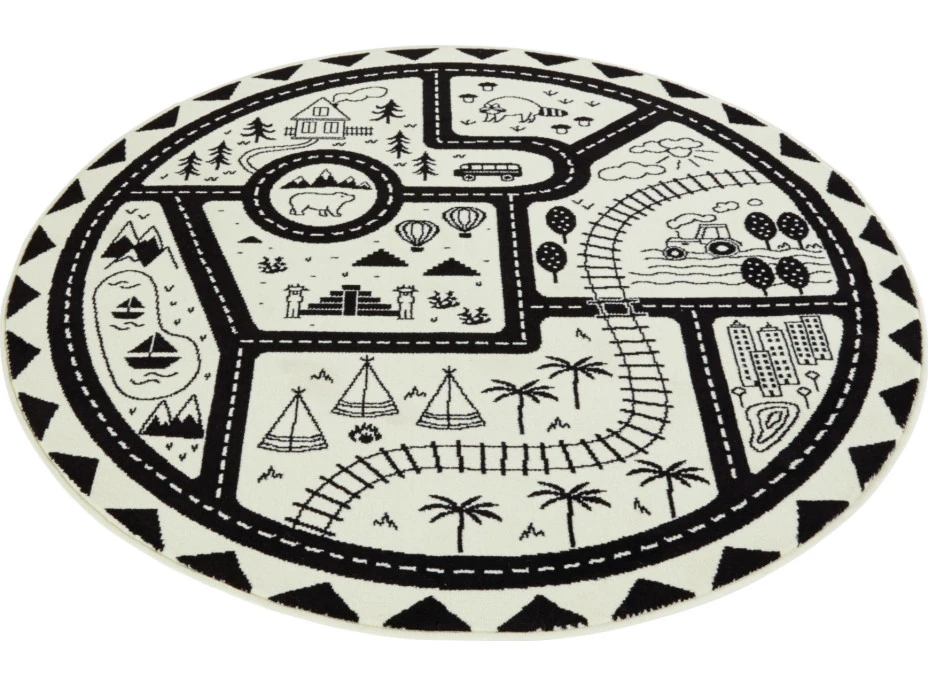 Detský koberček Adventures 105542 Creme