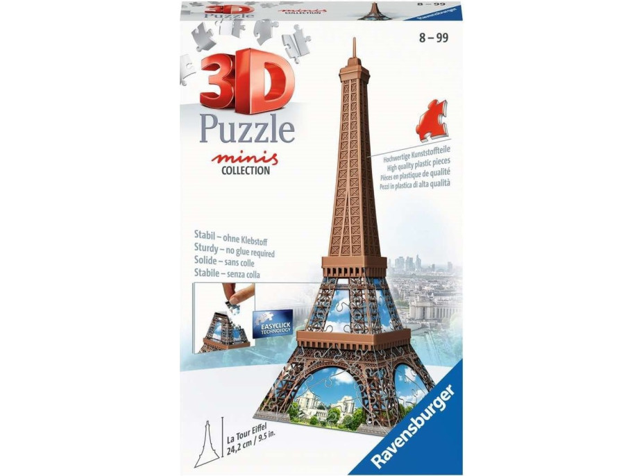 RAVENSBURGER 3D puzzle Mini Eiffelova veža 54 dielikov