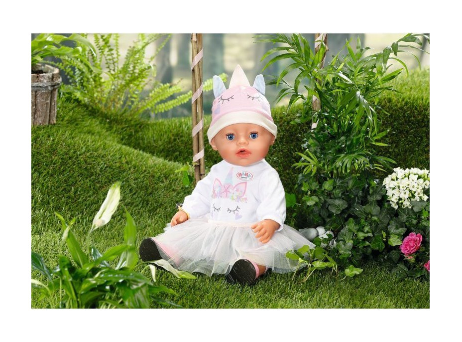 Baby born Dievčatko s kúzelným cumlíkom v jednorožčom oblečku