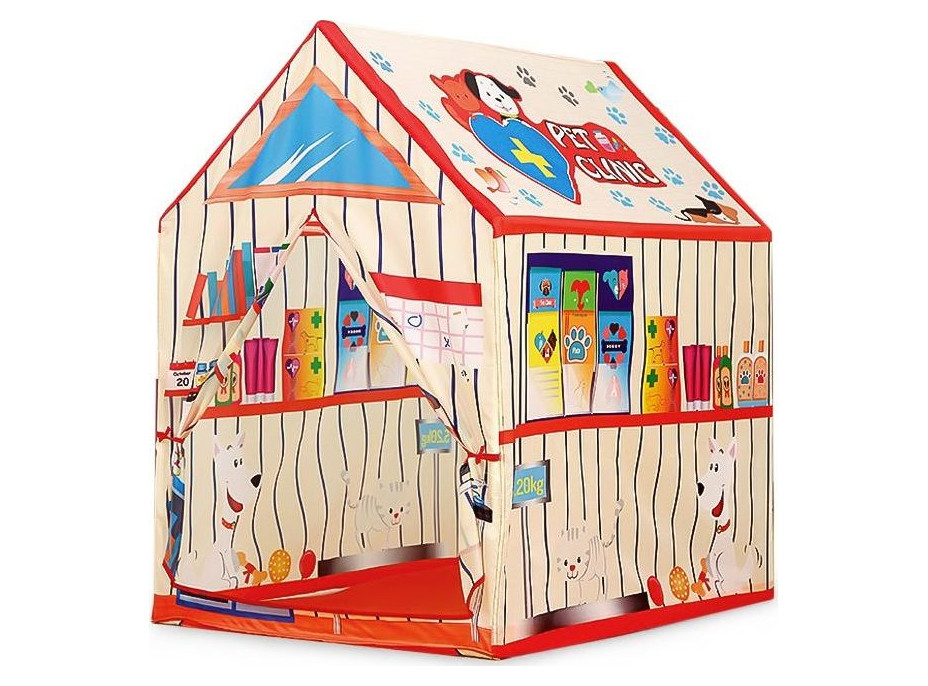 PIXINO Detský stan na hranie Veterinárna klinika