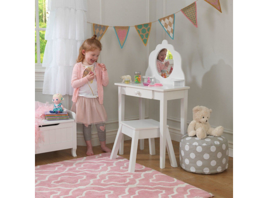KIDKRAFT Kozmetický stolík so stoličkou