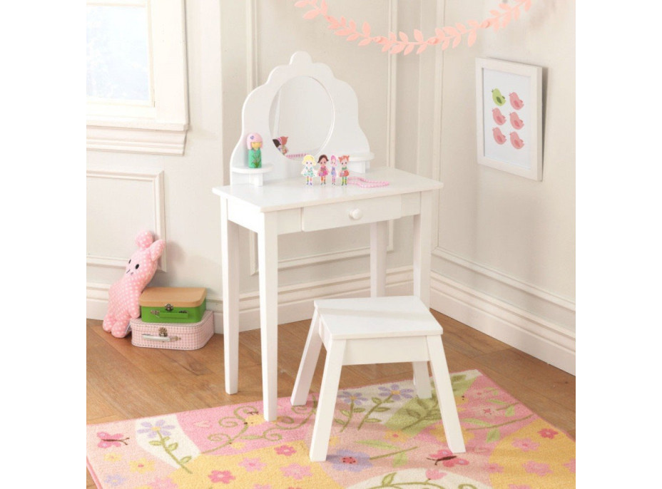 KIDKRAFT Kozmetický stolík so stoličkou