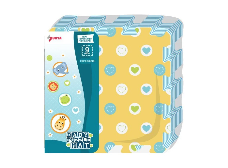 SUN TA TOYS Penové puzzle Veselé zvieratká (29x29)