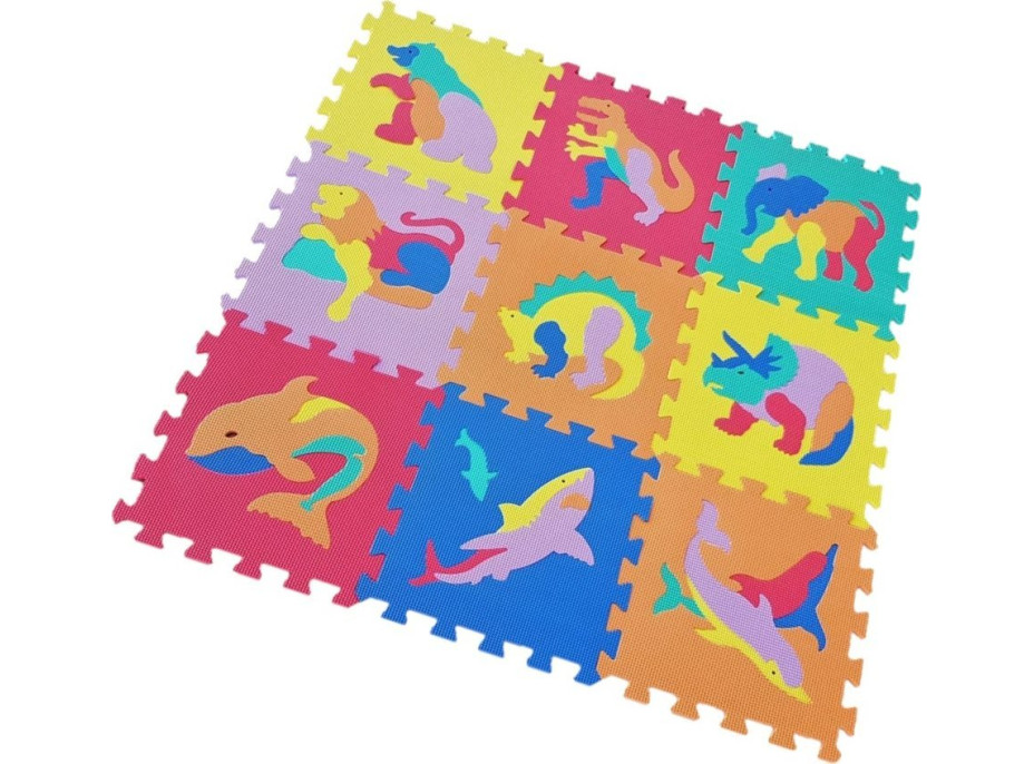 Penové puzzle Zvieratá a dinosaury (30x30)