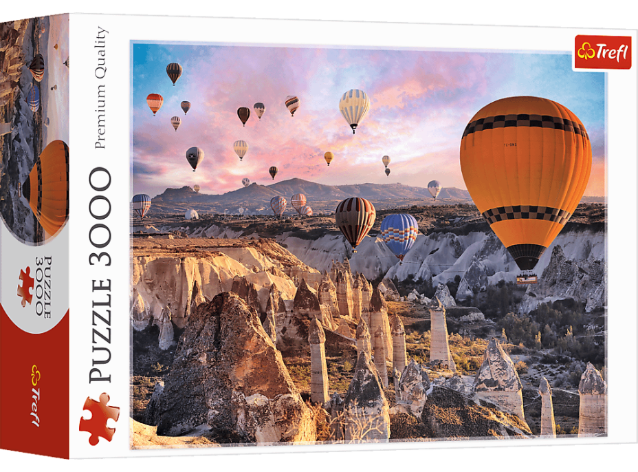 TREFL Puzzle Balóny nad Kappadokiou, Turecko 3000 dielikov