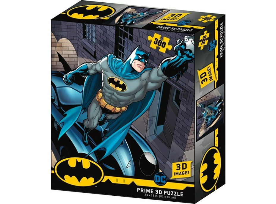 PRIME 3D Puzzle Batman: Batmobile 3D 300 dielikov