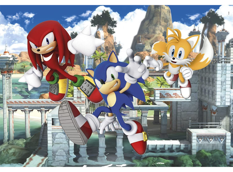 CLEMENTONI Puzzle Ježko Sonic 3x48 dielikov