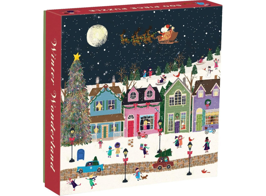 GALISON Štvorcové puzzle Zimné ríše divov 500 dielikov