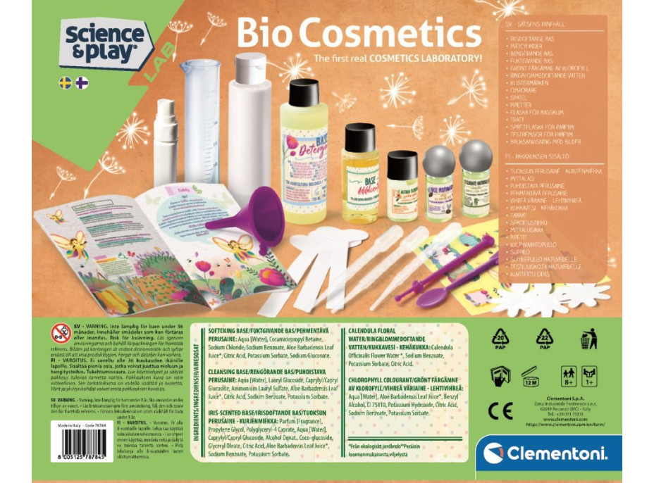 CLEMENTONI Science&Play: Laboratórium na výrobu Bio-kozmetiky (Play For Future)