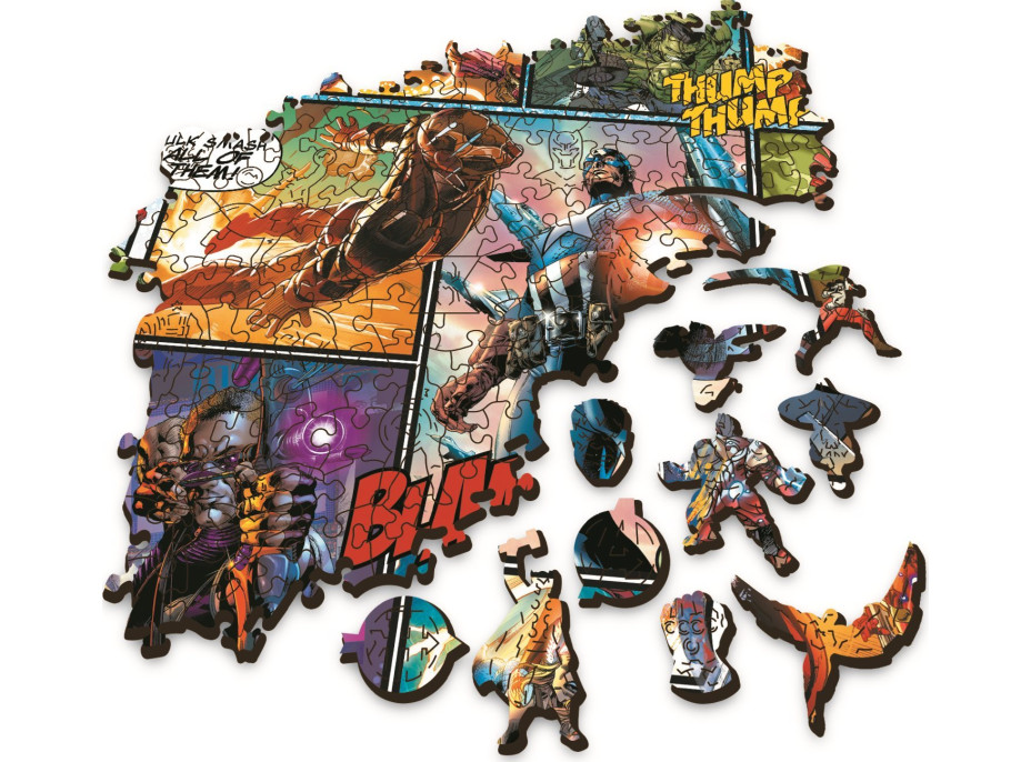 Trefl Wood Craft Origin puzzle Marvel Avengers 1000 dielikov