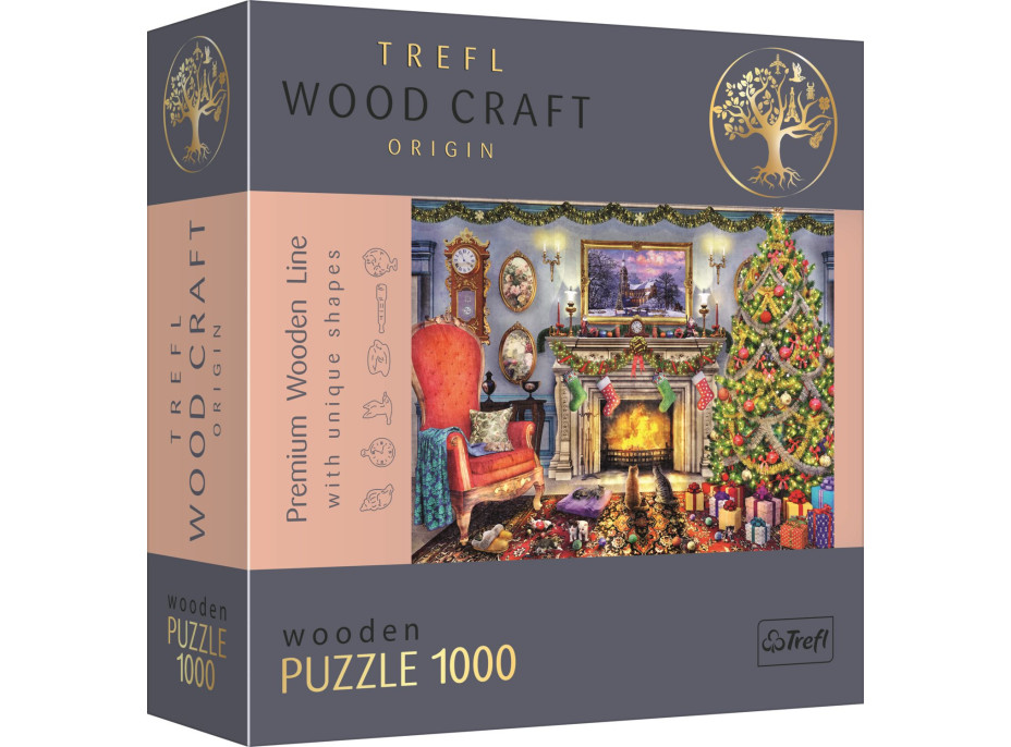 Trefl Wood Craft Origin puzzle Pri krbe 1000 dielikov