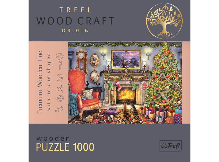 Trefl Wood Craft Origin puzzle Pri krbe 1000 dielikov