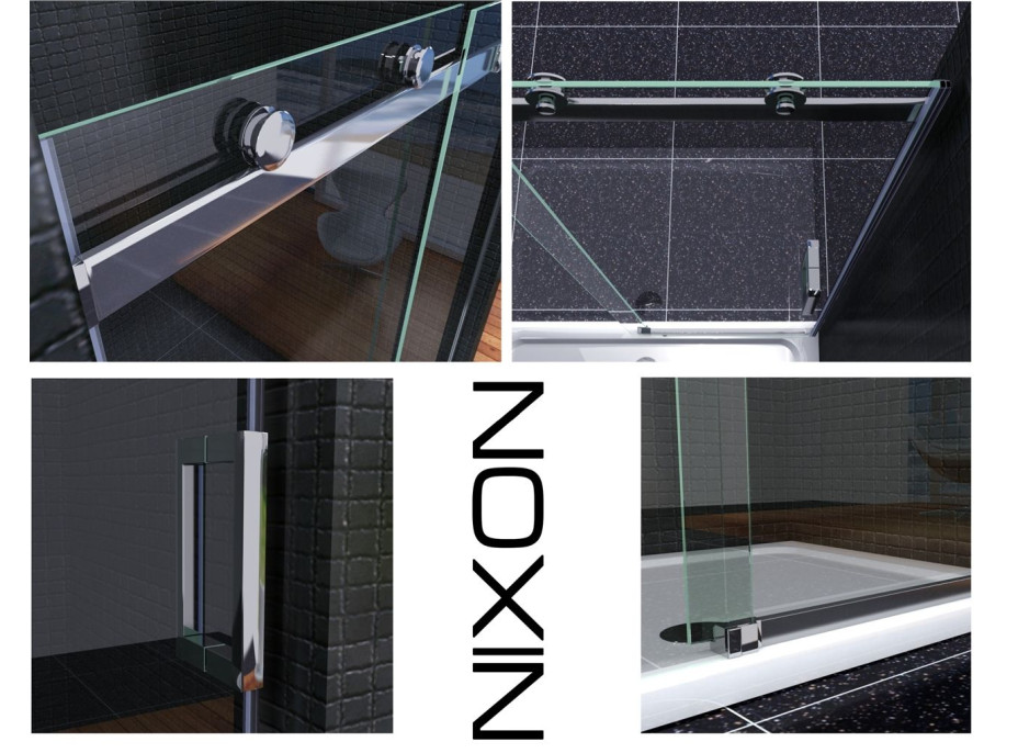 Sprchové dvere NIXON 130 cm