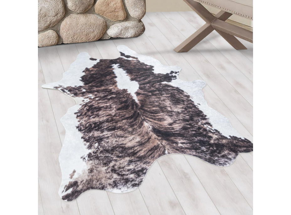 Kusový koberec Etosha 4113 brown (tvar kožušiny)