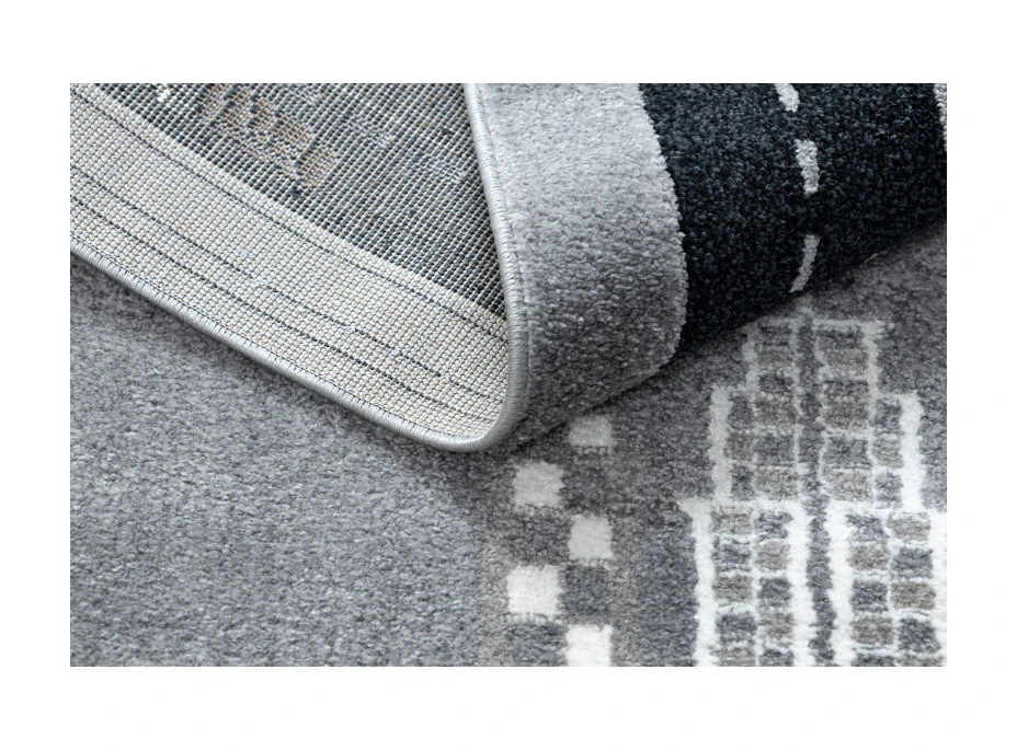 Detský kusový koberec Fun Track grey