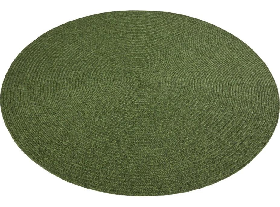 Kusový koberec Braided 105554 Green kruh