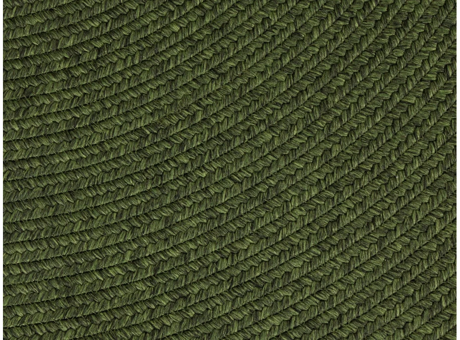 Kusový koberec Braided 105554 Green kruh