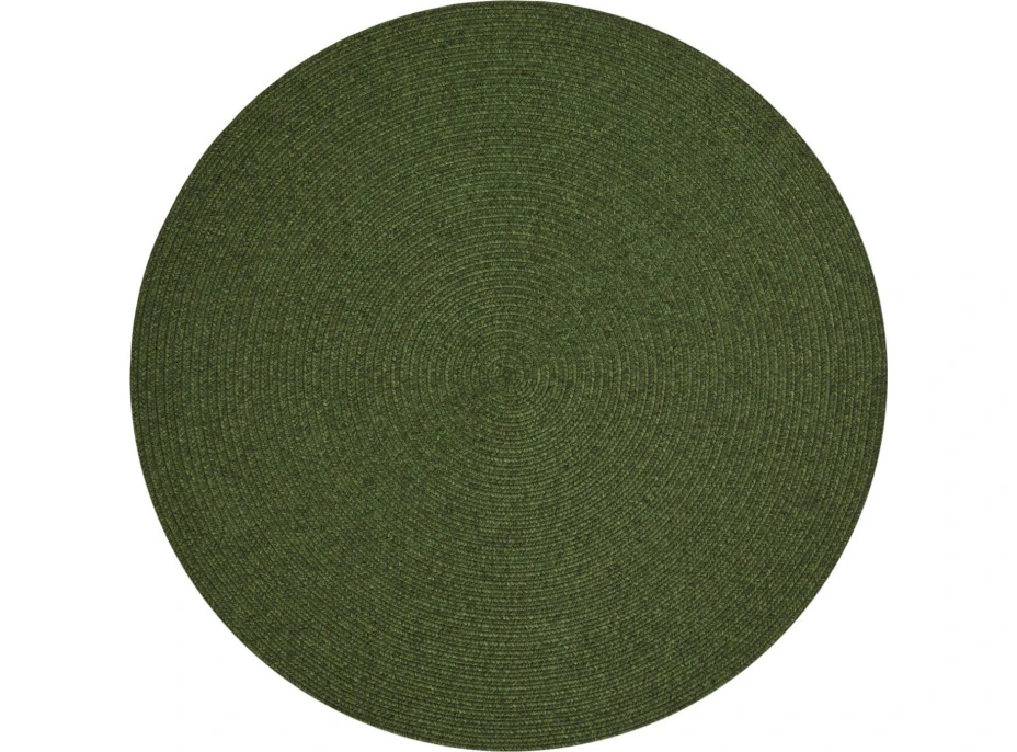 Kusový koberec Braided 105554 Green kruh
