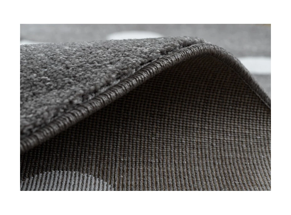 Detský kusový koberec Petit Dolly sheep grey kruh