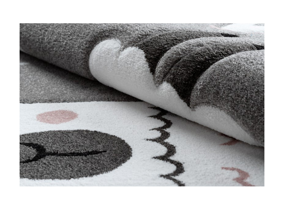Detský kusový koberec Petit Lama grey