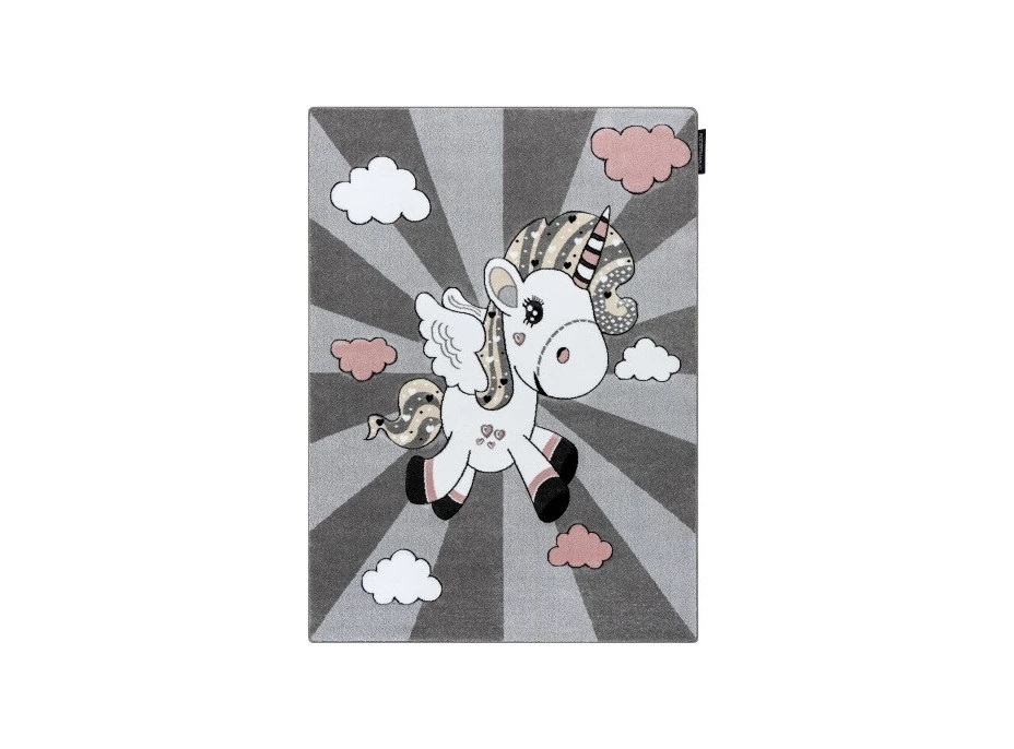 Detský kusový koberec Petit Unicorn grey