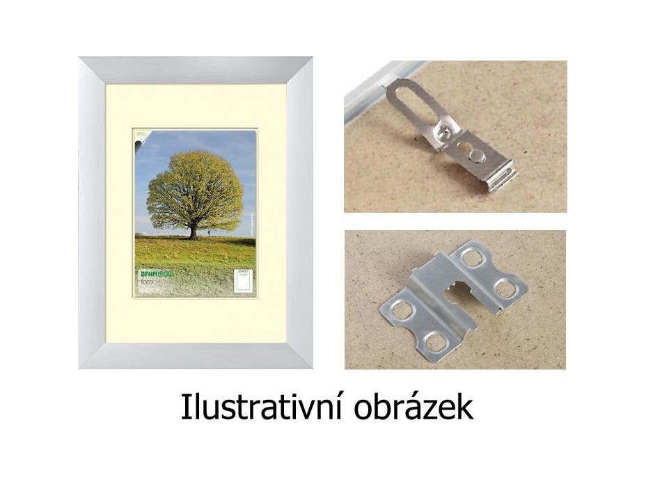 BFHM Alaska hliníkový rám na puzzle 85x60 cm - strieborný