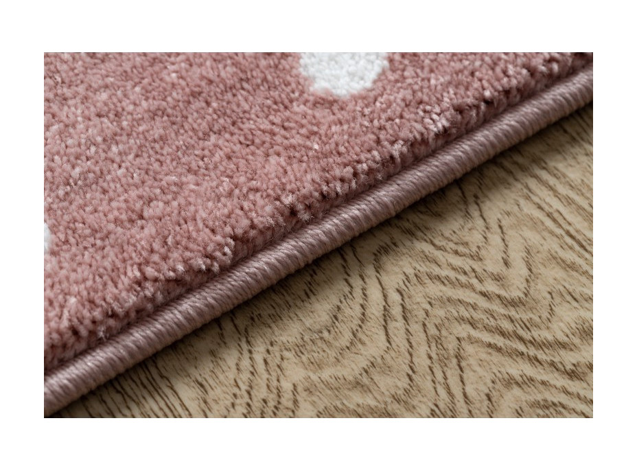Detský kusový koberec Petit Bunny pink