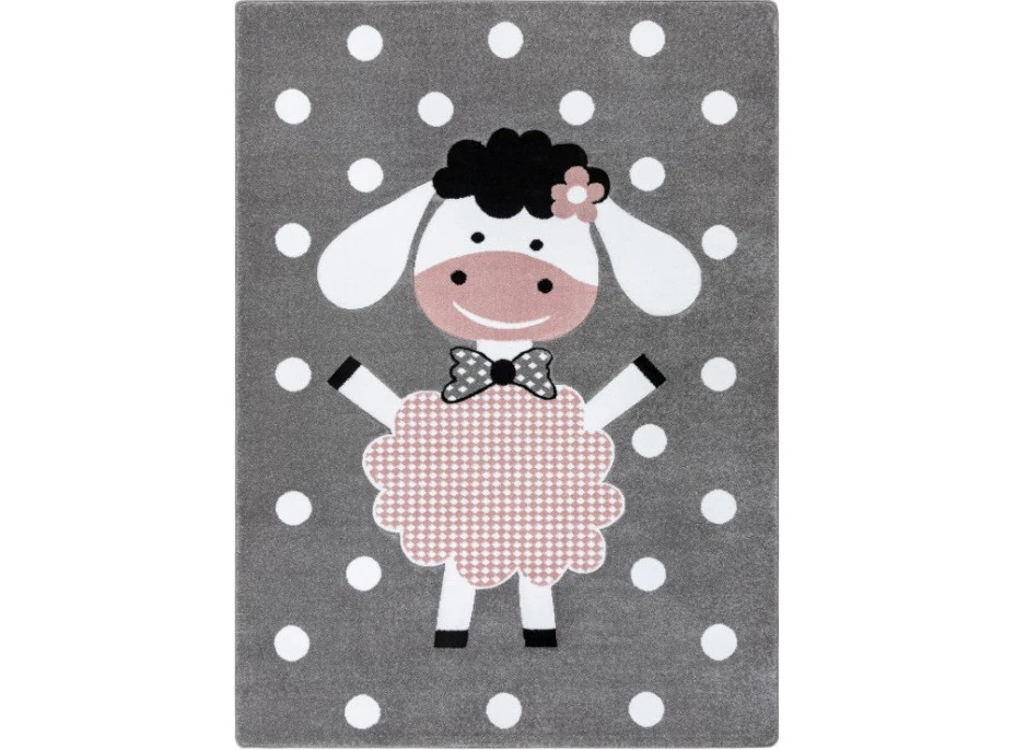 Detský kusový koberec Petit Dolly sheep grey