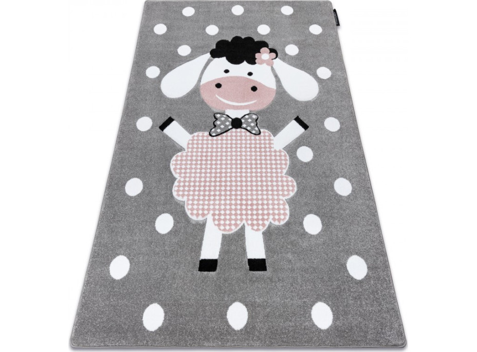 Detský kusový koberec Petit Dolly sheep grey