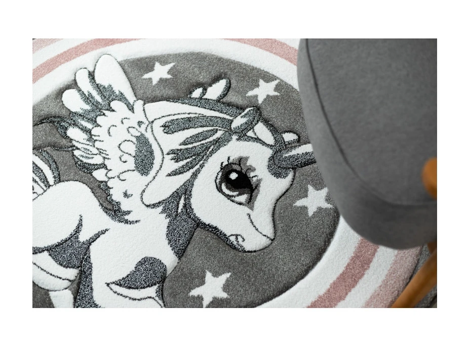 Detský kusový koberec Petit Pony grey