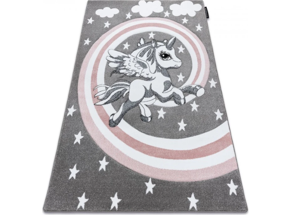 Detský kusový koberec Petit Pony grey