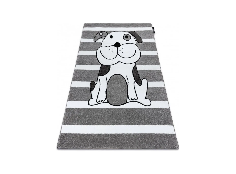 Detský kusový koberec Petit Puppy grey