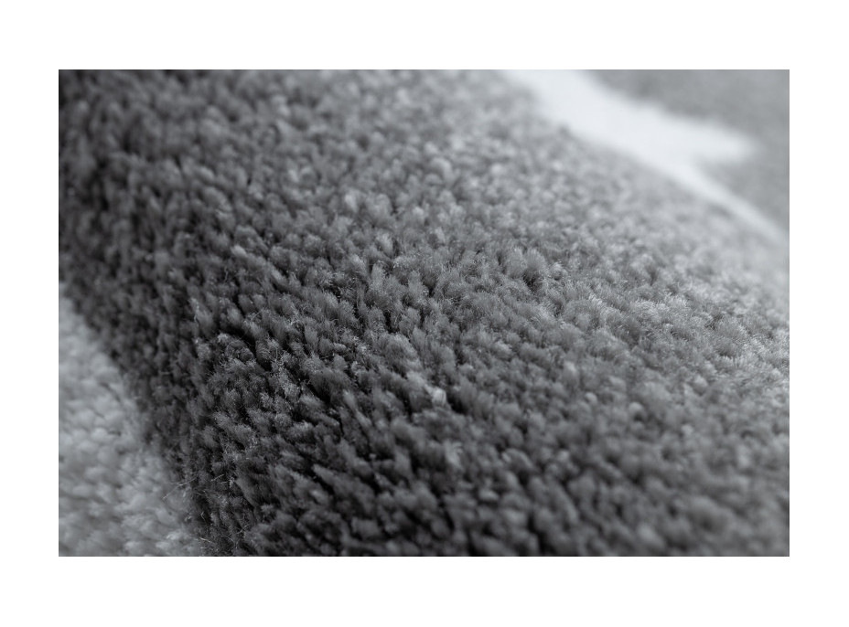 Detský kusový koberec Petit Cloud stars grey