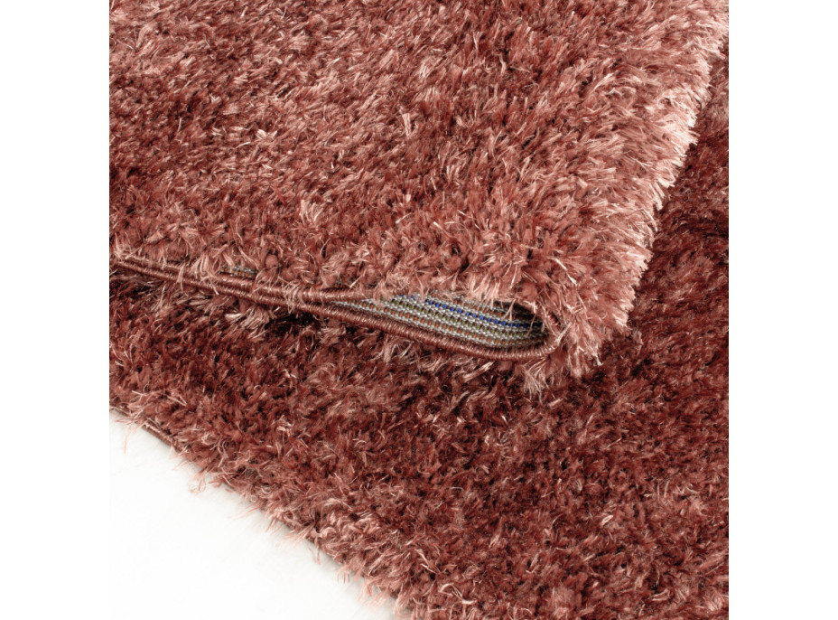 Kusový koberec Brilliant Shaggy 4200 Copper kruh