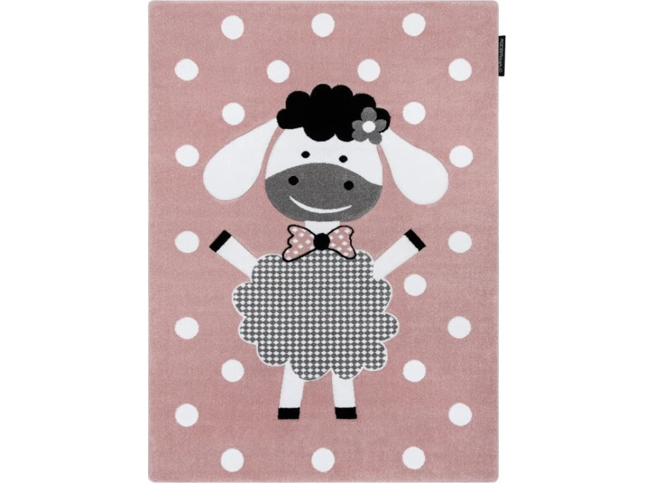 Detský kusový koberec Petit Dolly sheep pink