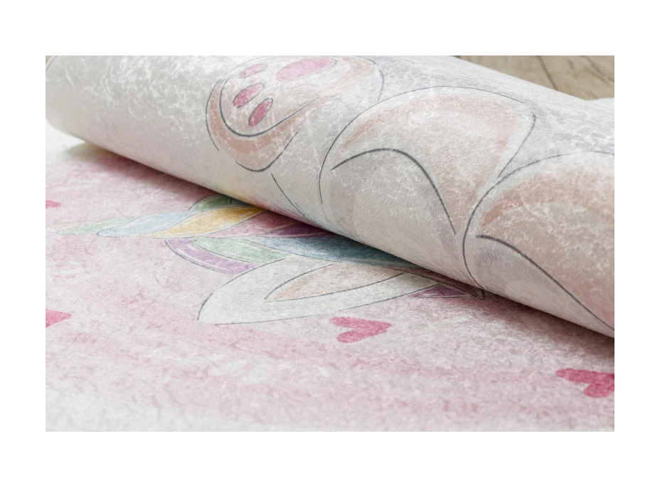Detský kusový koberec Bambino 1128 Unicorn cream