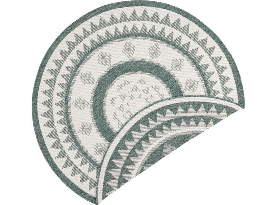 Kusový koberec Twin Supreme 103415 Jamaica green creme kruh