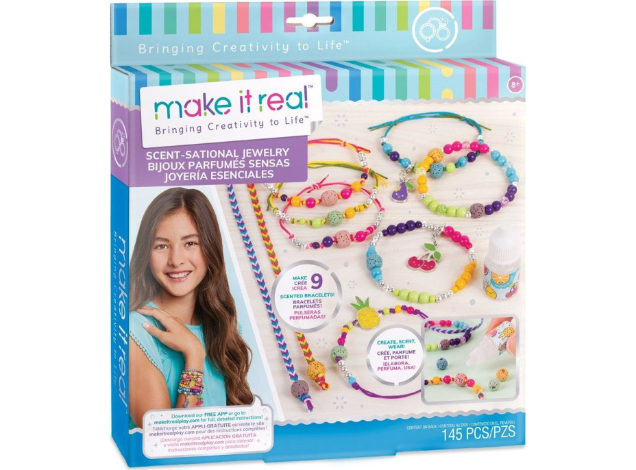 MAKE IT REAL Náramky s príveskami - voňavé