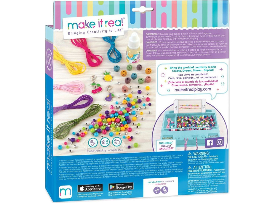 MAKE IT REAL Náramky s príveskami - voňavé