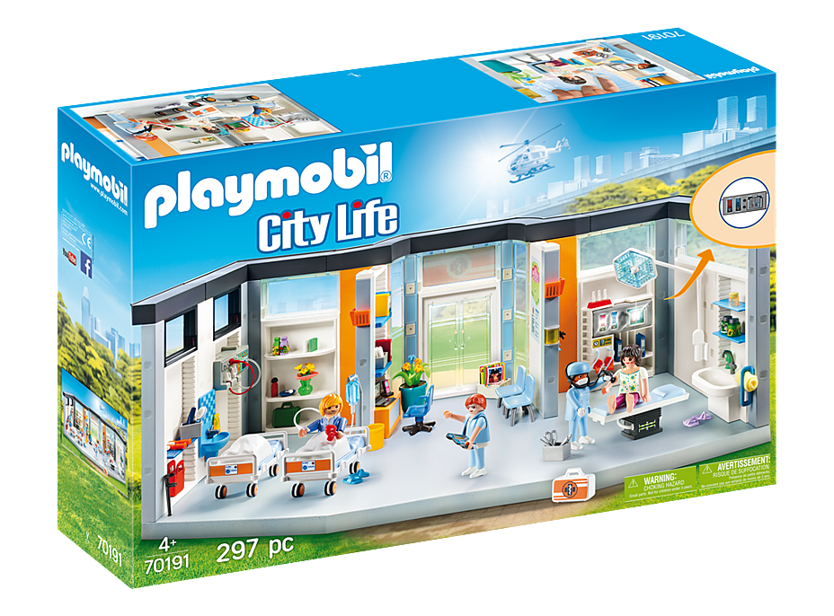PLAYMOBIL® City Life 70191 Nemocnica s vybavením