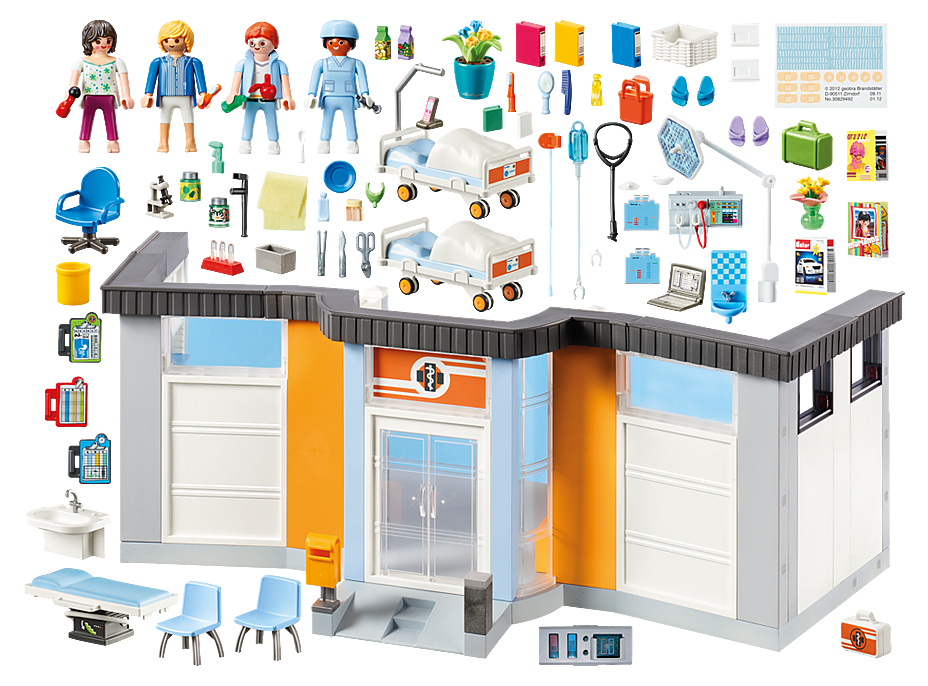 PLAYMOBIL® City Life 70191 Nemocnica s vybavením